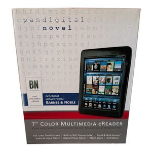 Pandigital Novel 7” Color Multimedia eReader Tablet Barnes & Nobles 📖